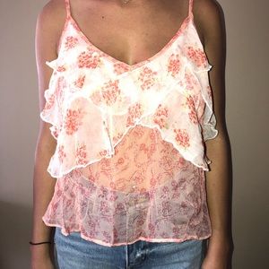 Free people tank top worn once